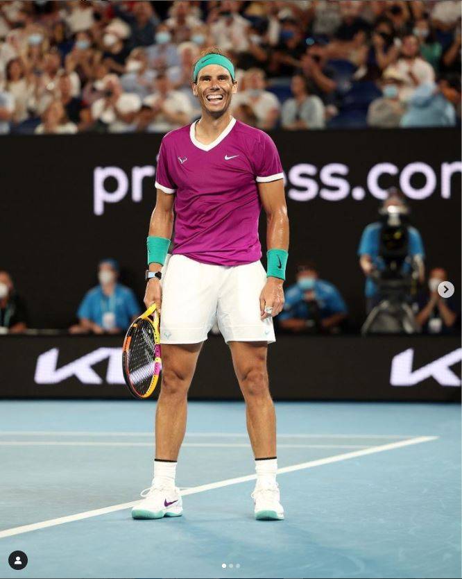 Rafael Nadal Tuai Pujian Setelah Raih Gelar Grand Slam Ke-21