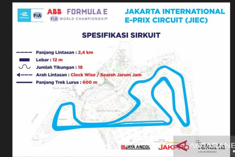 Jakpro Telah Tetapkan Pemenang Tender Proyek Pembangunan Trek Jakarta ePrix 2022