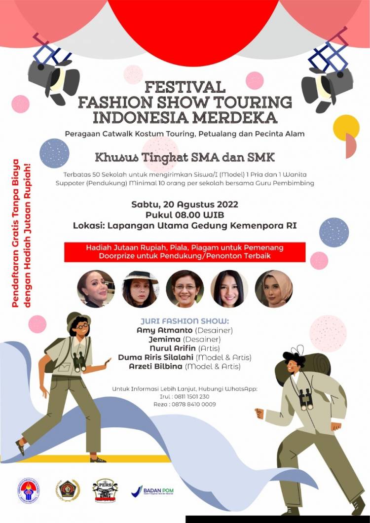 Meriahkan Hari Kemerdekaan RI,  PWI Jaya dan Kemenpora Siap Gelar Lomba Fashion.Show untuk Siswa SLTA 