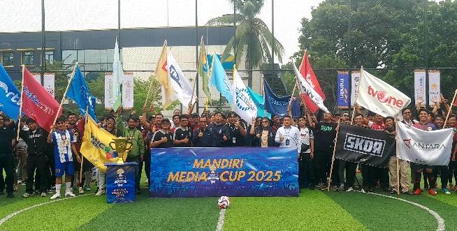 Semangat Jurnalis di Lapangan Hijau: Mandiri Media Cup 2025 Resmi Bergulir di Cibis Park