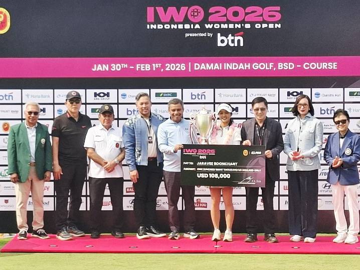 Finis Berkelas di BSD, Jaravee Boonchant Angkat Trofi Indonesia Women’s Open 2026