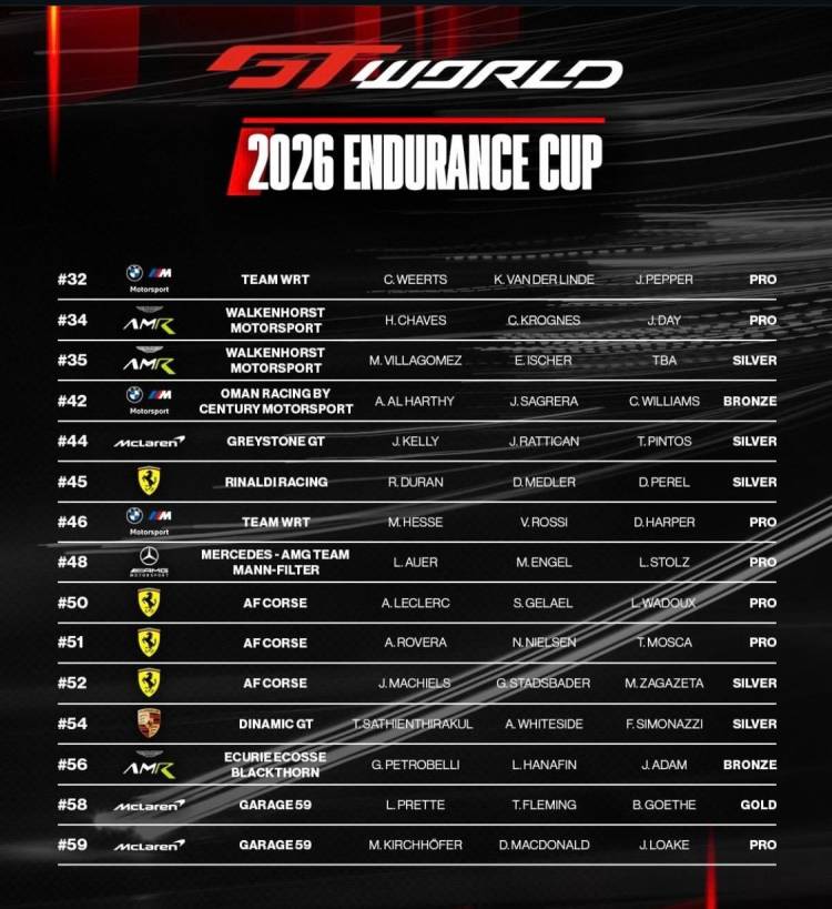 Sean Gelael Tandem dengan Arthur Leclerc di GTWC Europe