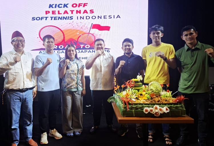 Awal Chairuddin Pimpin Kick Off Pelatnas Soft Tennis, Indonesia Bidik Prestasi di Asian Games 2026