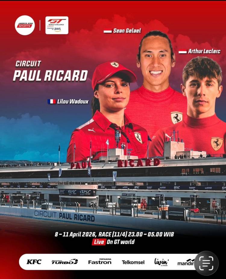 Sean Gelael Siap Beraksi di Paul Ricard Perancis