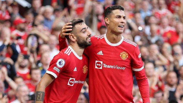 Christiano Ronaldo Sumringah, Menangi MU atas Newcastle United 4-1 