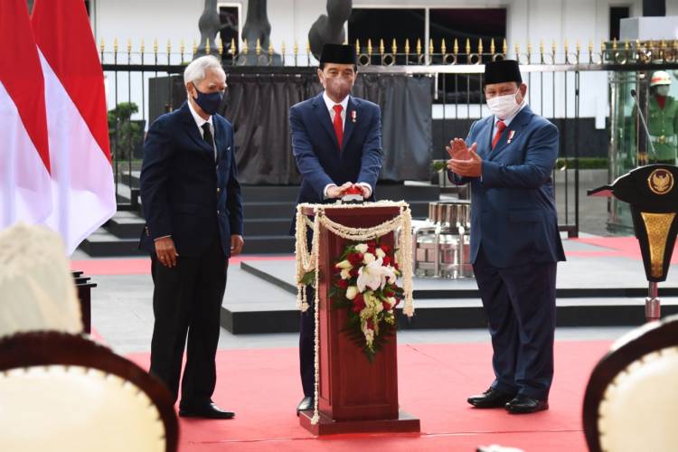 Presiden Jokowi Resmikan Tugu Api Semangat Indonesia Merdeka Tidak Pernah Padam