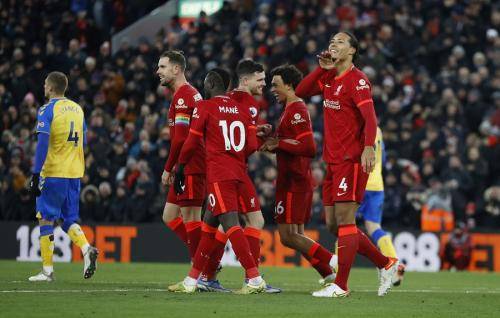 Hasil Liga Inggris Semalam : Liverpool Pesta Gol, Arsenal Menang 2-0 atas Newcastle United