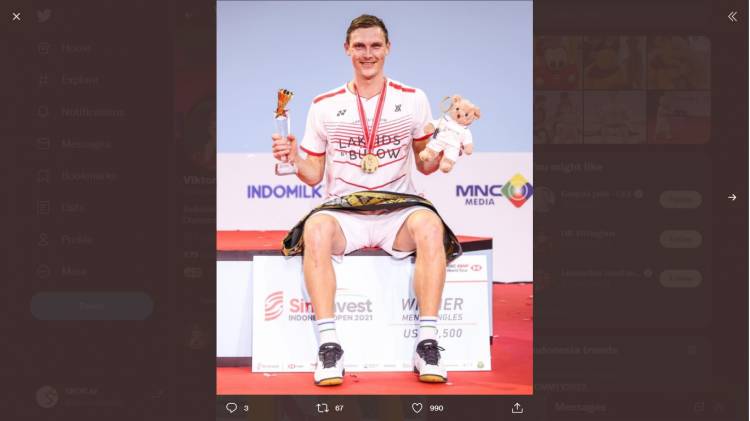 Kento Momota Digeser Viktor Axelsen dari Peringkat Pertama Tunggal Putra Dunia