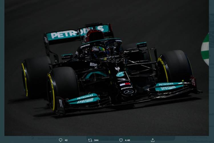 Lewis Hamilton Kuasai 2 Sesi Latihan Bebas F1 GP Arab Saudi 2021