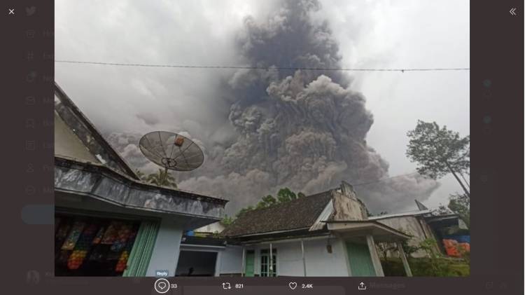 Gunung Semeru Meletus, 112 Gardu Listrik Jadi ''Korban''