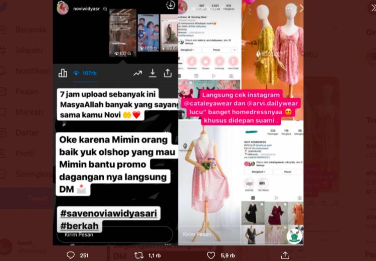 Akal-akalan Kawal Kasus, IG Pakai Nama Novia Widyasari Malah Pasang Endorse