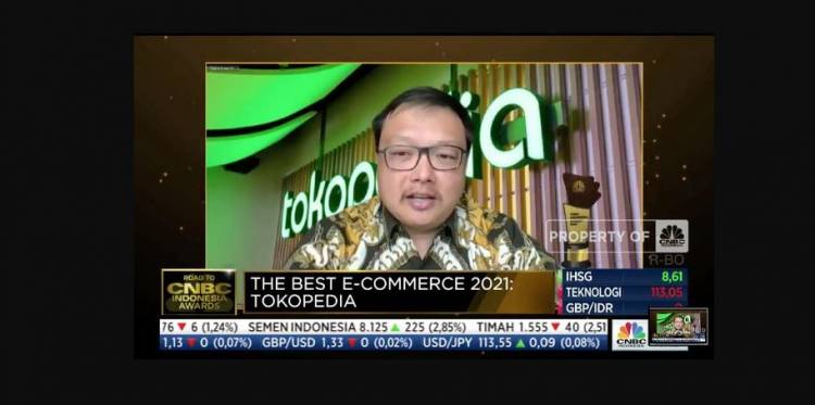 Ajang CNBC Awards 2021 Nobatkan Tokopedia sebagai E-commerce Terbaik