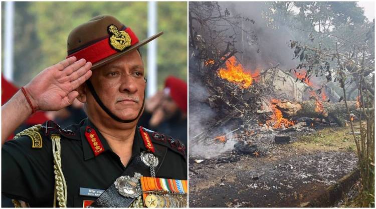 Jenderal Tinggi India Tewas dalam Kecelakaan Helikopter