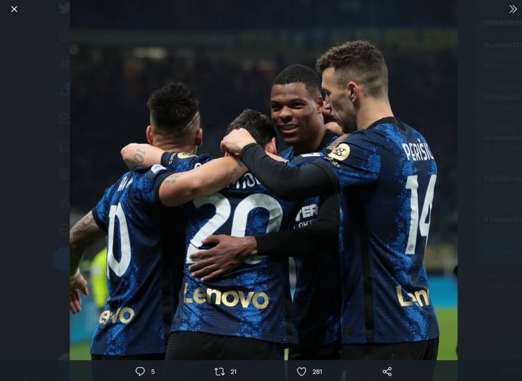 Hasil Lengkap Liga Italia: Inter Milan Pesta 4 Gol, Lazio dan Napoli Tumbang