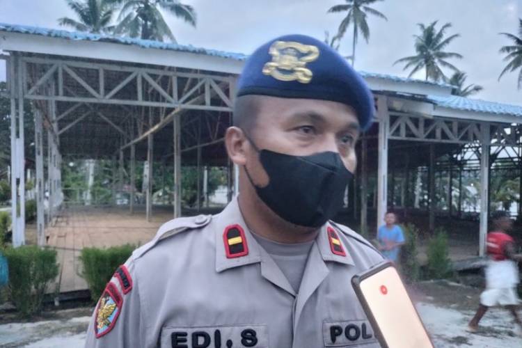 Polres Manokwari Rilis SP3 Kapal yang Penabrak Karang