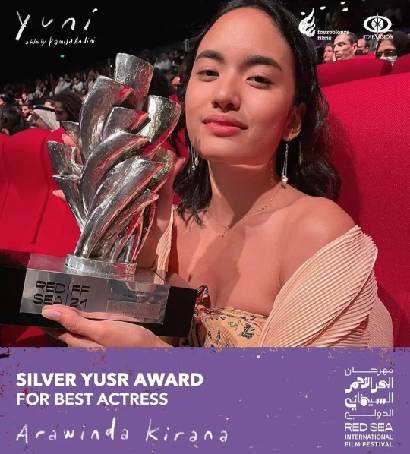 Arawinda Kirana; Raih Best Actress YUSR Award