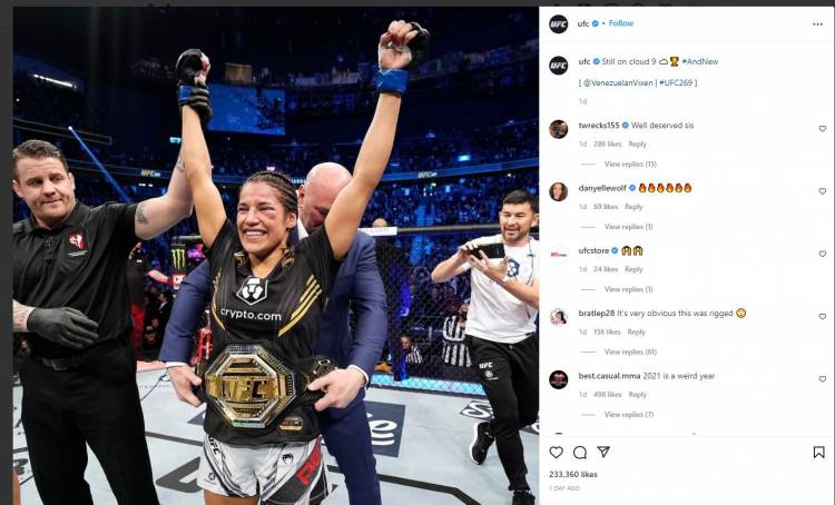 Usai Menang Mengejutkan di UFC 269 Julianna Pena Persilahkan Amanda Nunes Lakukan Rematch