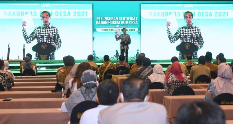 Presiden Jokowi: Libatkan BUM Desa dalam Transformasi Ekonomi