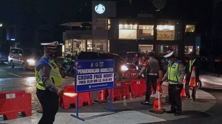 Kawal Ketat Malam Tahun Baru dari Sebaran Covid-19, Polda Metro Terapkan Kebijakan Crowd Free Night di 73 Titik di Jakarta