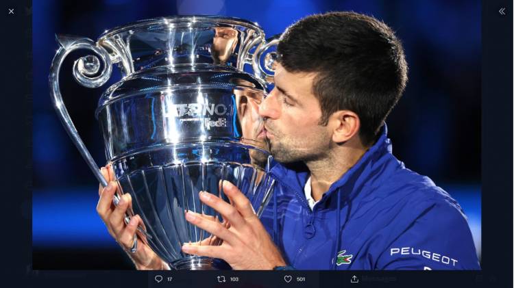 Tak Divaksin Buat Novak Djokovic Lewatkan ATP Cup