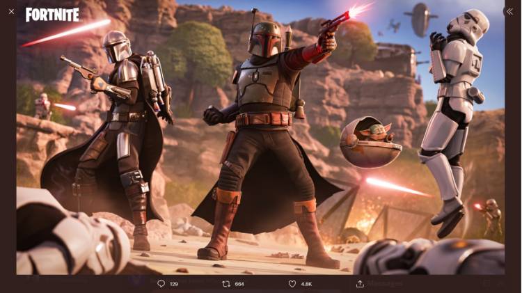 Boba Fett Kini Hadir di Fortnite