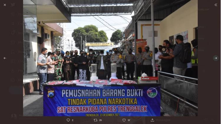 Tingkat Keamanan Trenggalek Turun Selama Pandemi Covid-19