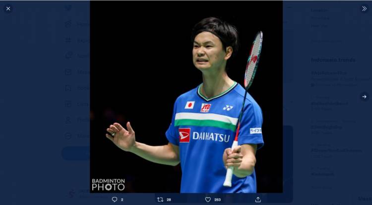 Yuta Watanabe Bersyukur Meski Jadi Runner-up Kejuaraan Dunia Bulu Tangkis 2021