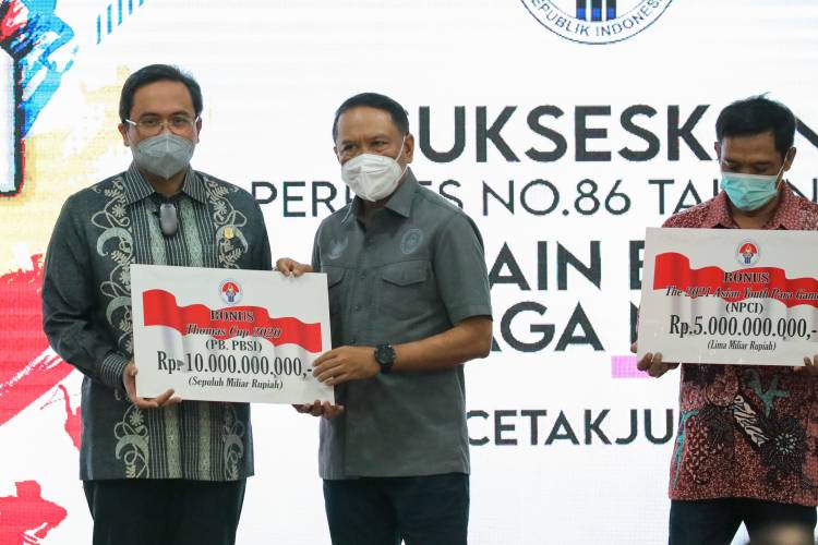 Ketum PBSI Sebut Hadiah Kemenpora Tak Khusus untuk Skuad Juara Piala Thomas 2020