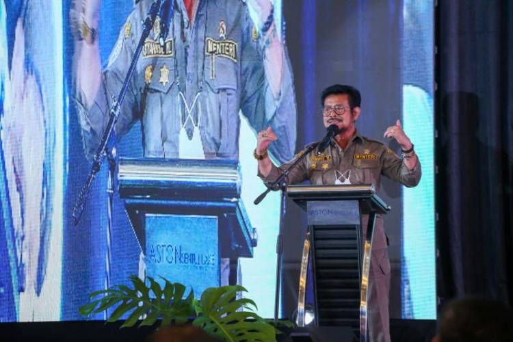 Mentan Sebut Teknologi dan Inovasi Jadi Kunci Pembangunan Pertanian pada 2022