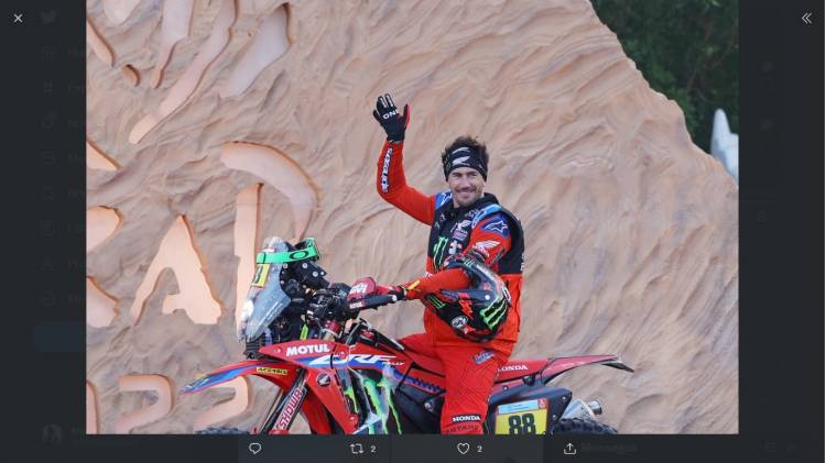 Joan Barreda Bort Jadi yang Tercepat di Etape Keempat Reli Dakar