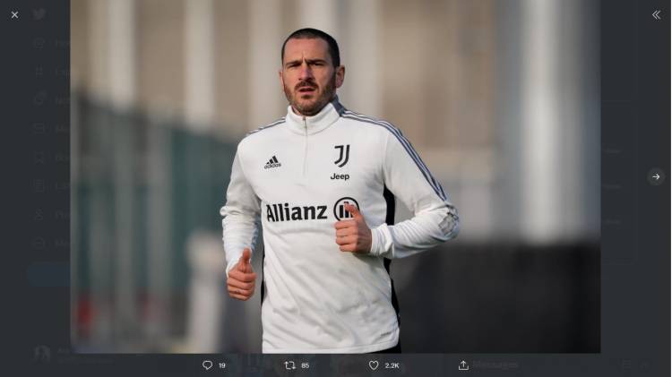 Bonucci dan Chiellini Absen Kala Juventus Lawan Napoli