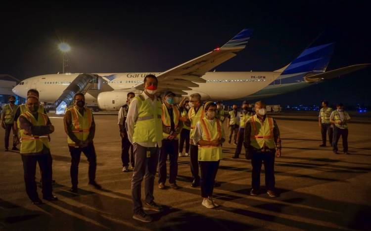 Garuda Berangkatkan Misi Bantuan Kemanusiaan RI ke Afghanistan