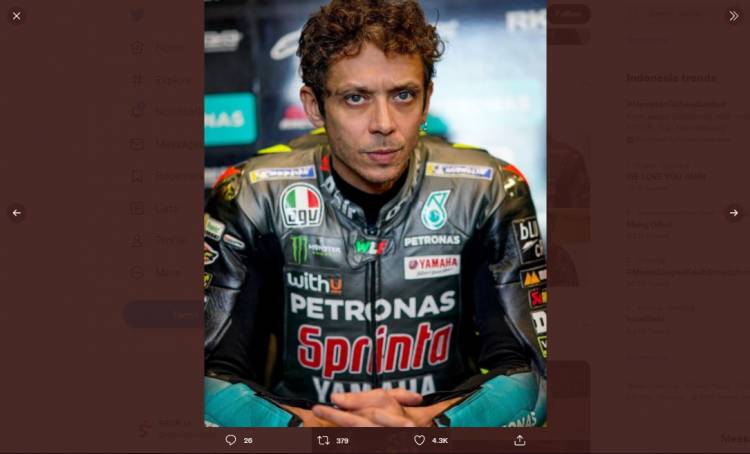 Pensiun dari MotoGP pada 2021, Valentino Rossi Sudah Rindu Balapan