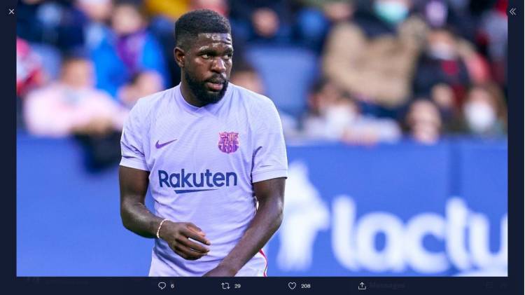 Samuel Umtiti Resmi Perpanjang Kontrak, Ferran Torres Ikut Dapat Berkah