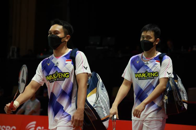 Hendra Setiawan Tetap Senang meski Hanya Jadi Runner Up India Open 2022