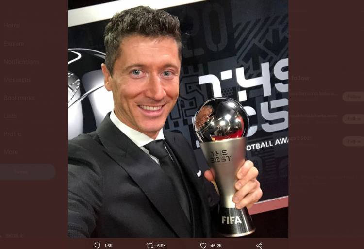 The Best FIFA Awards 2022: Lewandowski Terpilih Jadi Pemain Terbaik Dunia