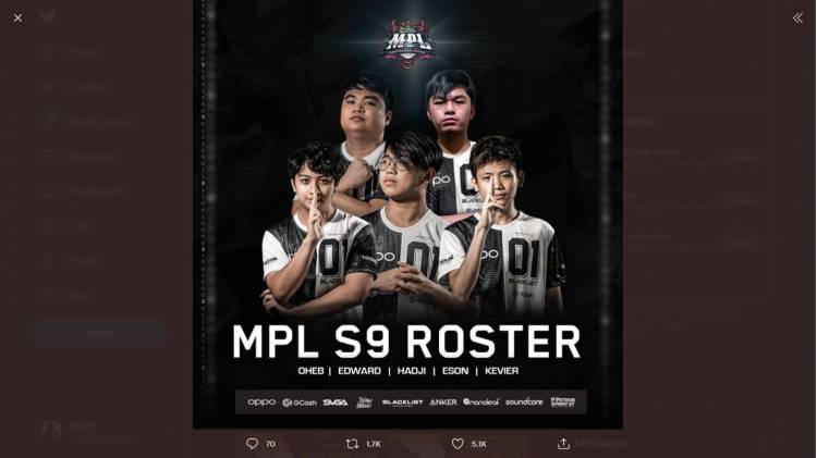 Blacklist International Umumkan Komposisi Pemain untuk MPL PH Season 9