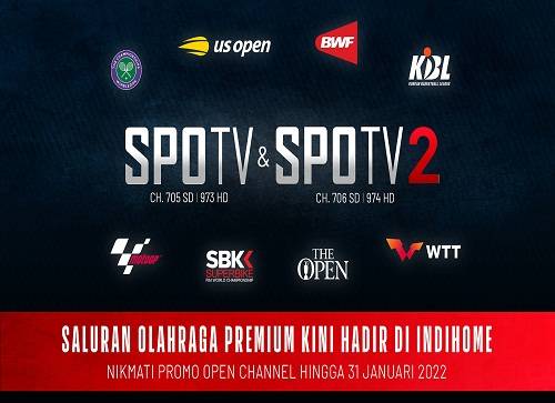 IndiHome Hadirkan Tayangan Olahraga Terbaik Dunia Bersama SPOTTV 