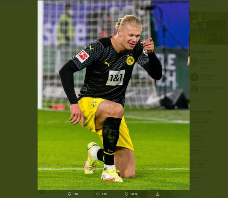 Erling Haaland Tak Lagi Jadi Incaran Manchester United