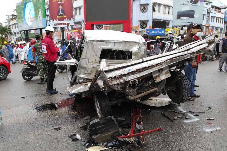 Sopir Truk Kontainer dalam Kecelakaan Muara Rapak Ditetapkan sebagai Tersangka