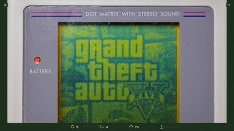 Fisikawan Jerman Buat GTA V Bisa Dimainkan di Game Boy