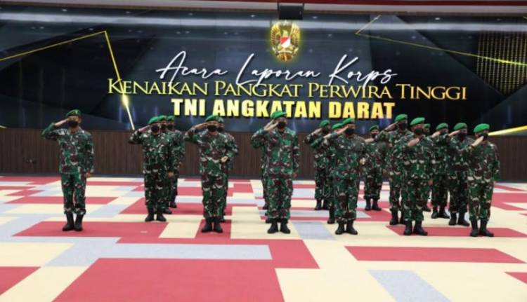 Ini Dia 23 Perwira TNI AD Mendapat Kenaikan Pangkat!