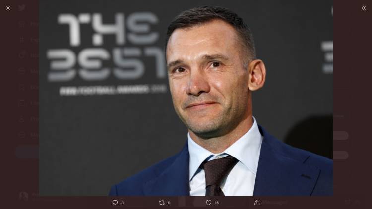 Shevchenko Disebut Bakal Tangani Timnas Polandia