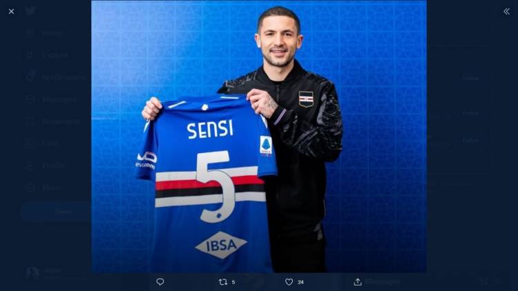 Stefano Sensi Dipinjamkan Inter Milan ke Sampdoria