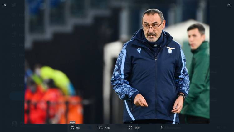 Geliat Transfer Musim Dingin Lazio Lesu, Maurizio Sarri Semprot Manajemen