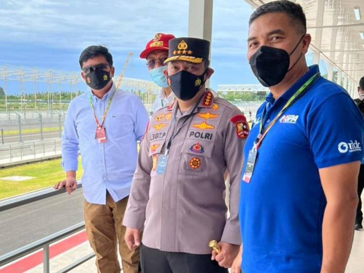 Tinjau Sirkuit Mandalika, Kapolri Siap Amankan Bubble MotoGP Indonesia dengan Prokes Ketat