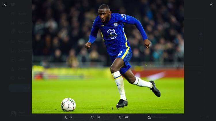 Masa Depan Antonio Rudiger di Chelsea Belum Jelas