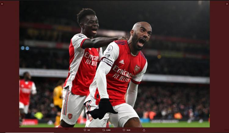 Hasil Arsenal vs Wolves: Menang Tipis, The Gunners Pepet Manchester United