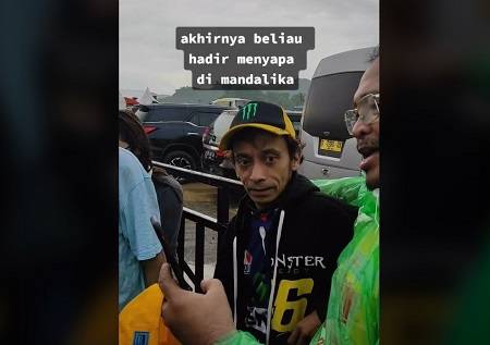 Viral "Valentino Rossi" Diam-Diam Hadir di MotoGP Mandalika?