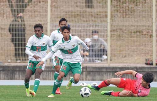 Laga Uji Coba : Timnas Indonesia U-19 Dibantai Timnas Korea Selatan U-19